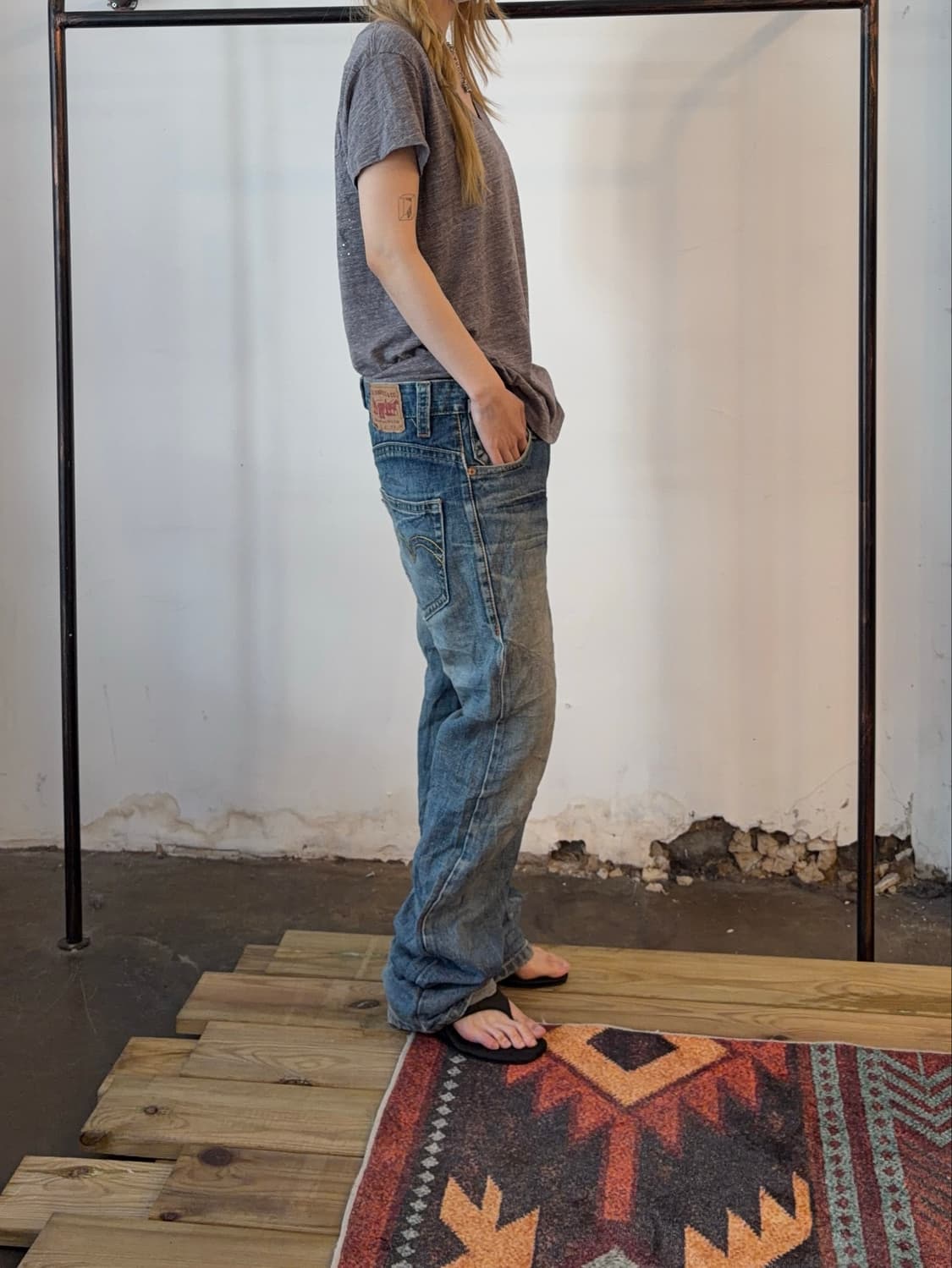 Levi’s 901 빈티지 데님 팬츠 헤비 페이딩 워시 상품이미지4