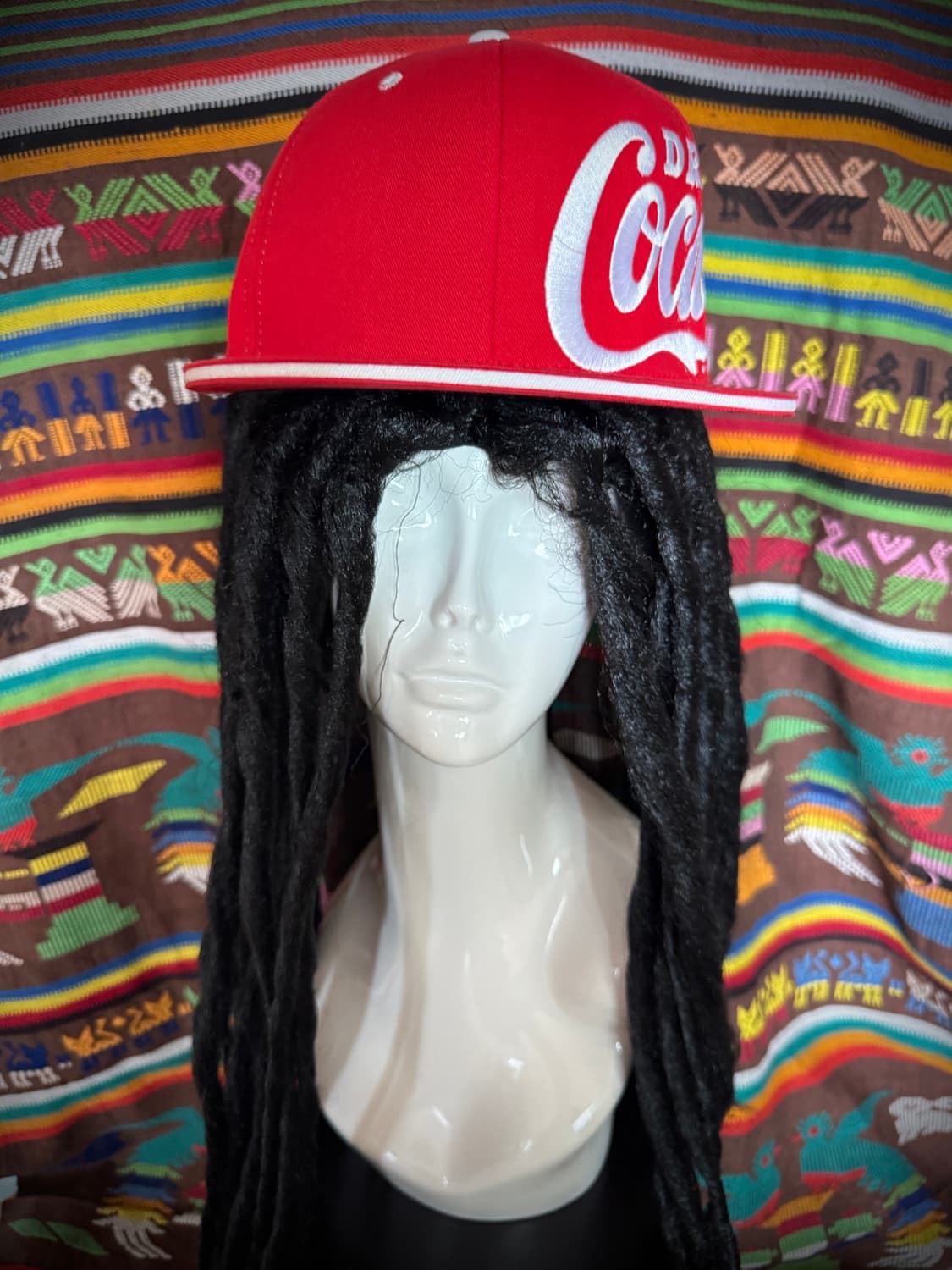 Red Coca Cola Embroidered Snapback 상품이미지3