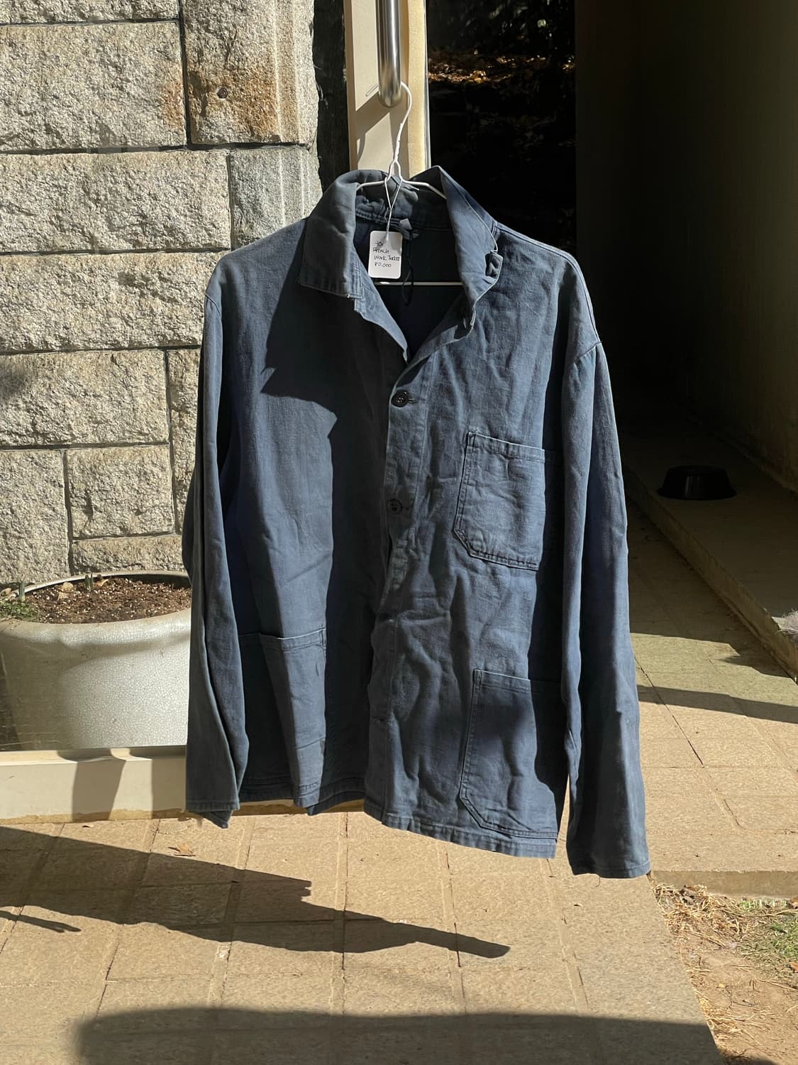 70’s Washed Cotton French Work Jacket 상품이미지1