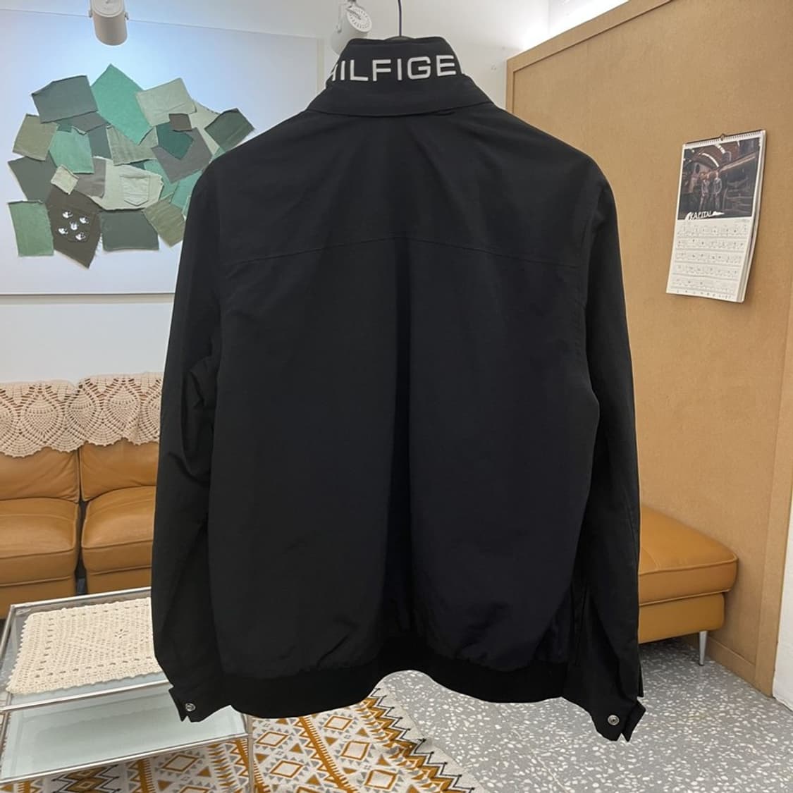 타미힐피거 모던시크 캐주얼 하이넥 바람막이 자켓 M C10718 상품이미지4