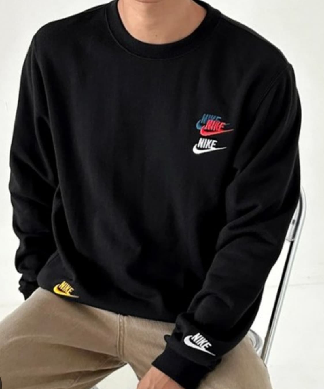 나이키 NSW 멀티스우시 에센셜 프렌치테리 맨투맨 여성  L 상품이미지8