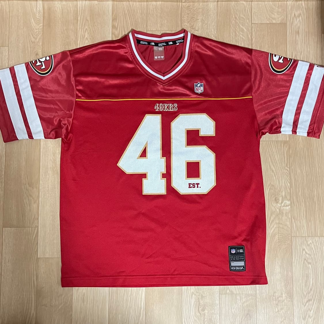 뉴에라 nfl 샌프란시스코 포티나이너스 폴리에스터 티셔츠 상품이미지1