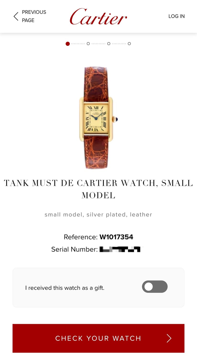 까르띠에 빈티지 탱크머스트 샴페인다이얼 골드 로만 디버클 스몰시계 99년 상품이미지9