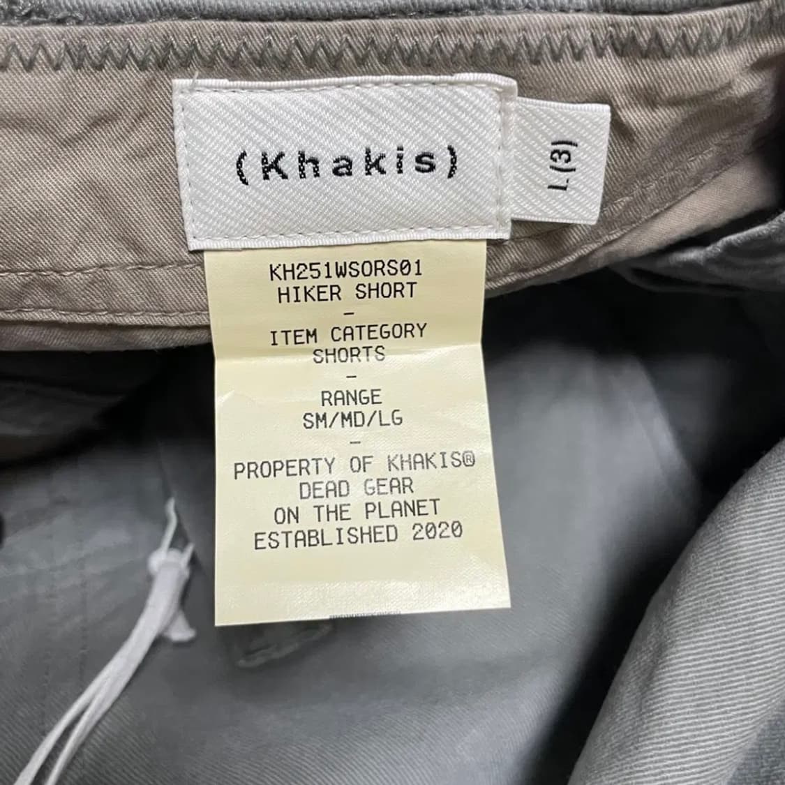 카키스 khakis 하이커 쇼츠 (그레이, L)  상품이미지7