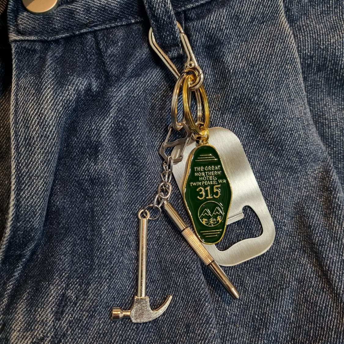 🔨Hammer Line(해머라인) 실버키링 silver keychain 상품이미지3