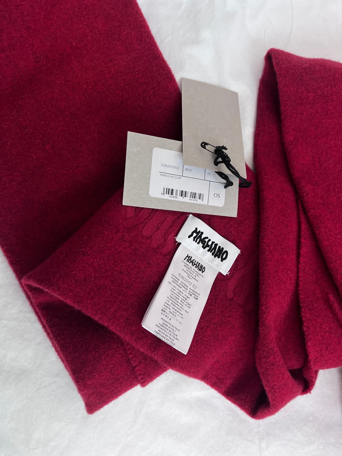 마리아노 스카프 레드 상품이미지5