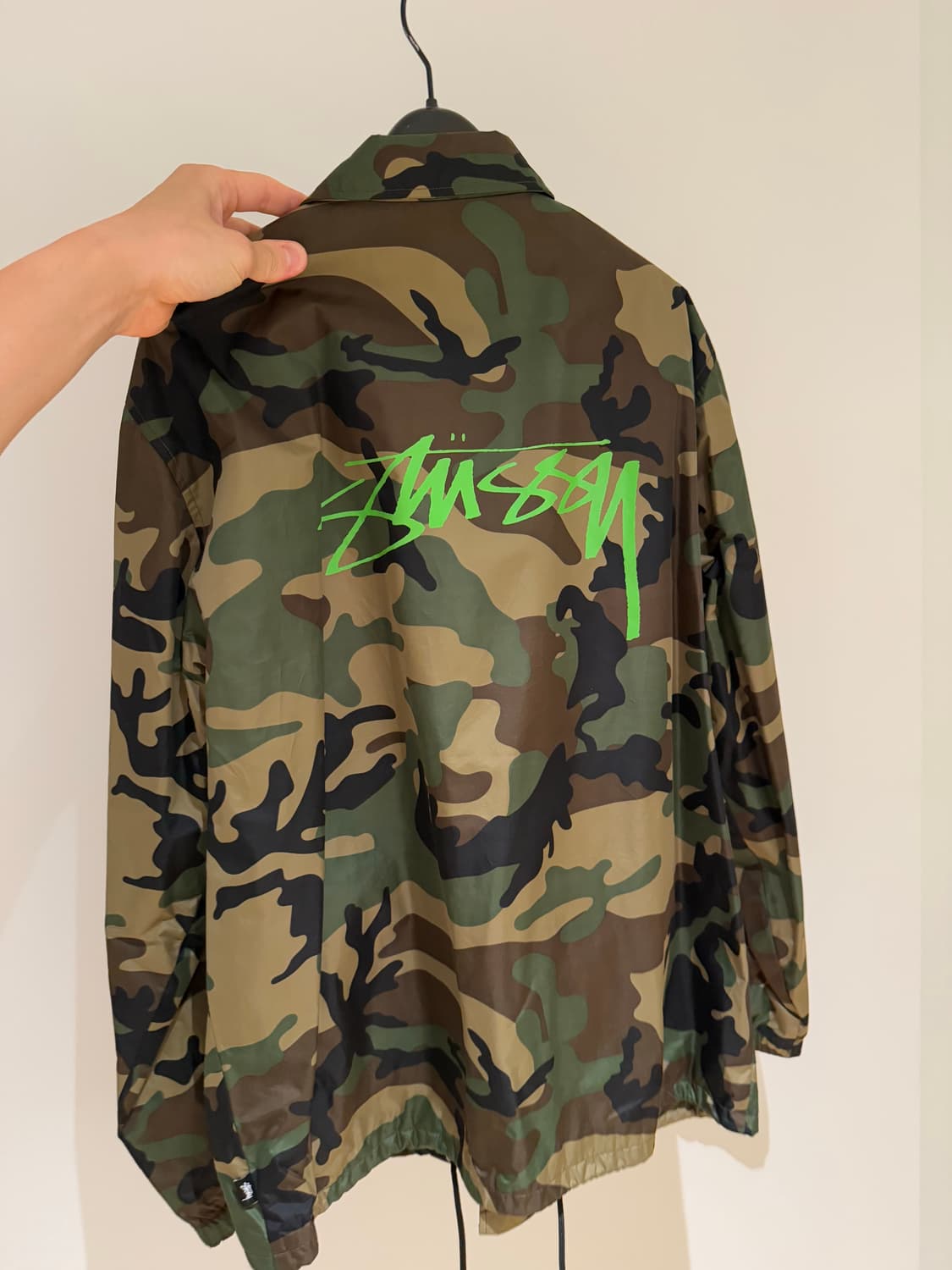 [L] stussy camo coach jacket japan 상품이미지1