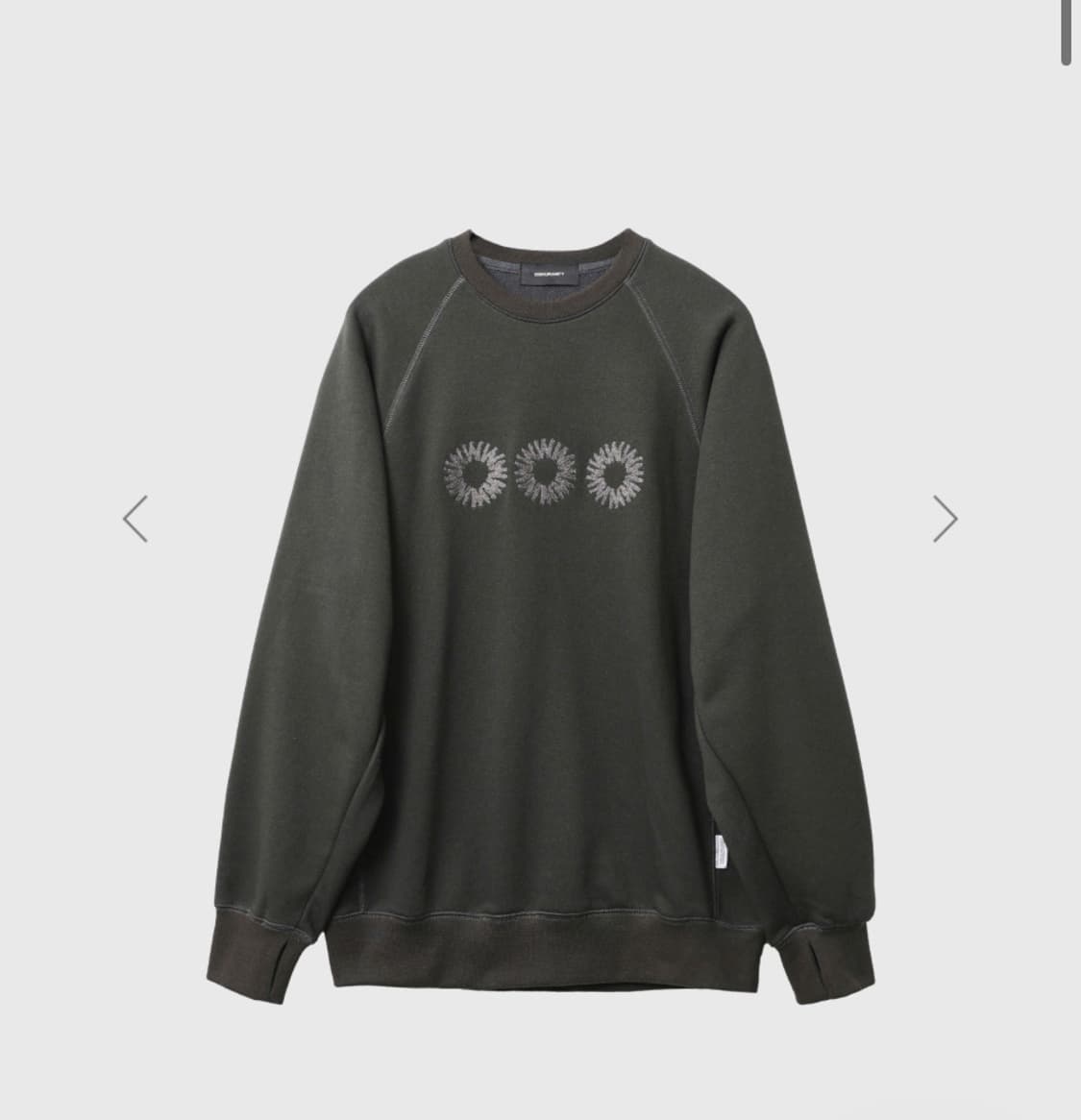 999휴머니티 맨투맨 모시 그린 상품이미지1