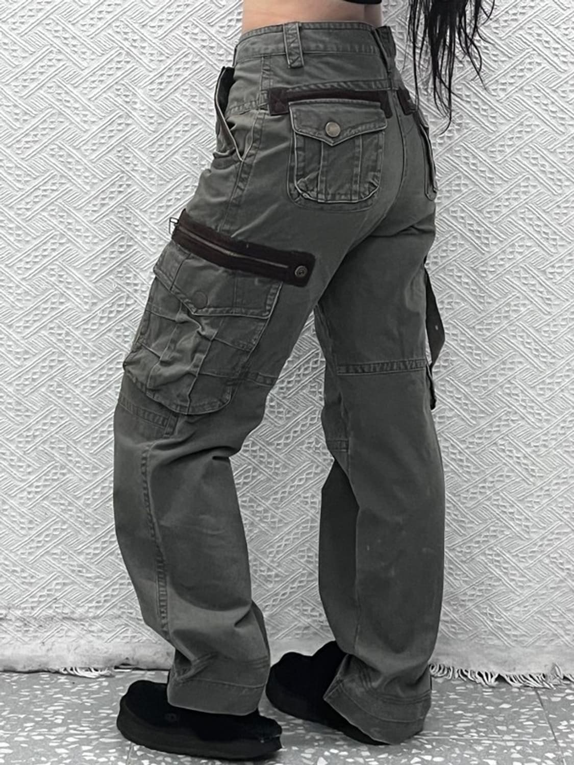 유니온베이 빈티지 스트릿 펑크 트러커 카고팬츠 72 C10324 상품이미지2