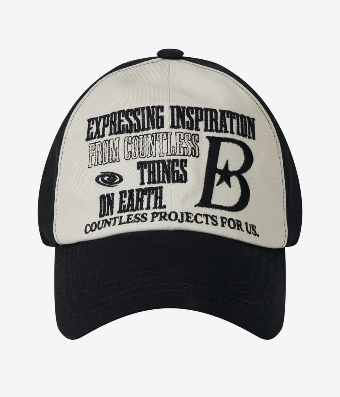 바우프 B LOGO 볼캡 블랙 상품이미지2