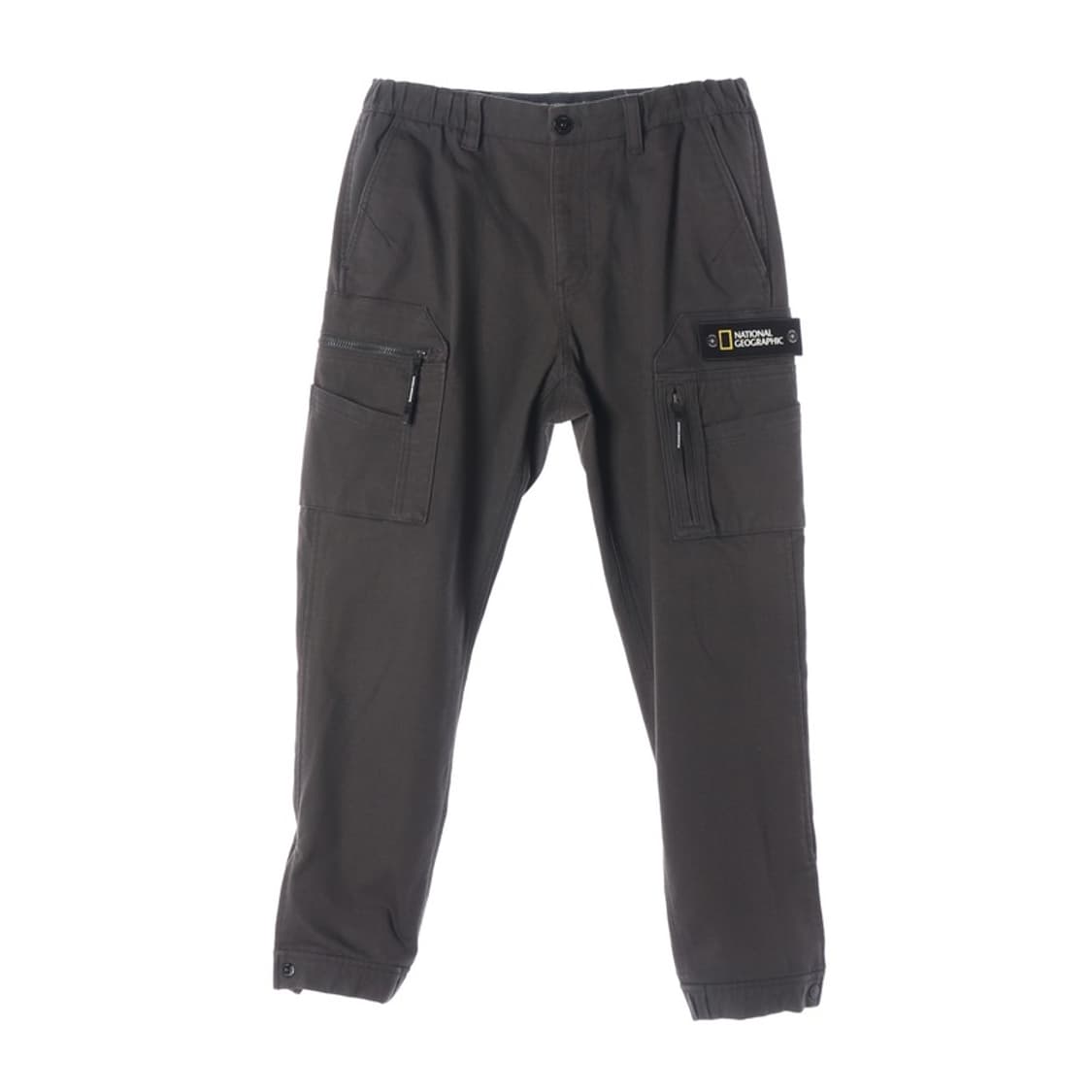 내셔널지오그래픽 헤비코튼 기모안감 카고 팬츠 차콜 86 상품이미지1