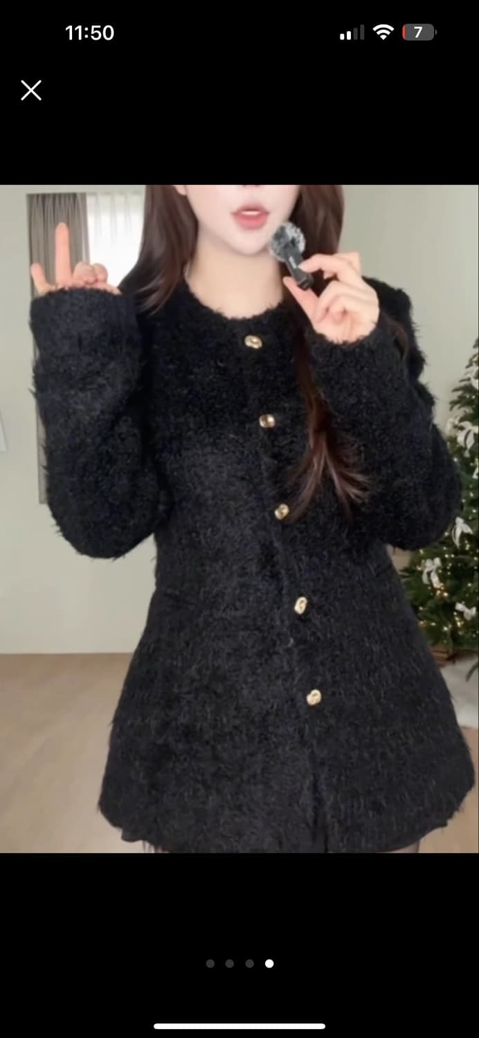 뮤즈인미 아벨 울 라인 미디 버튼 자켓 상품이미지1