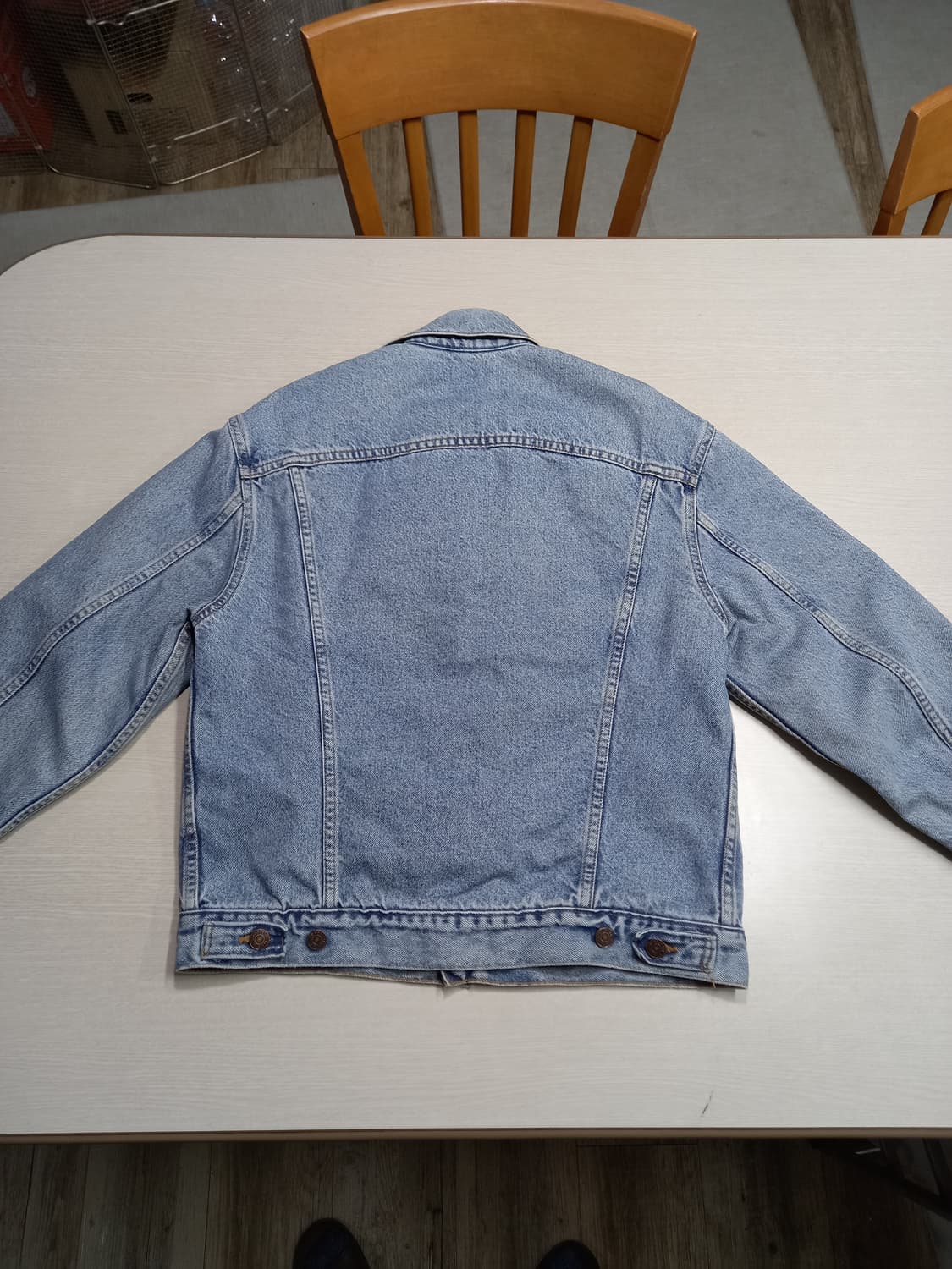 M95 90's 리바이스70505 USA 플란넬 데님자켓 M-996 상품이미지2