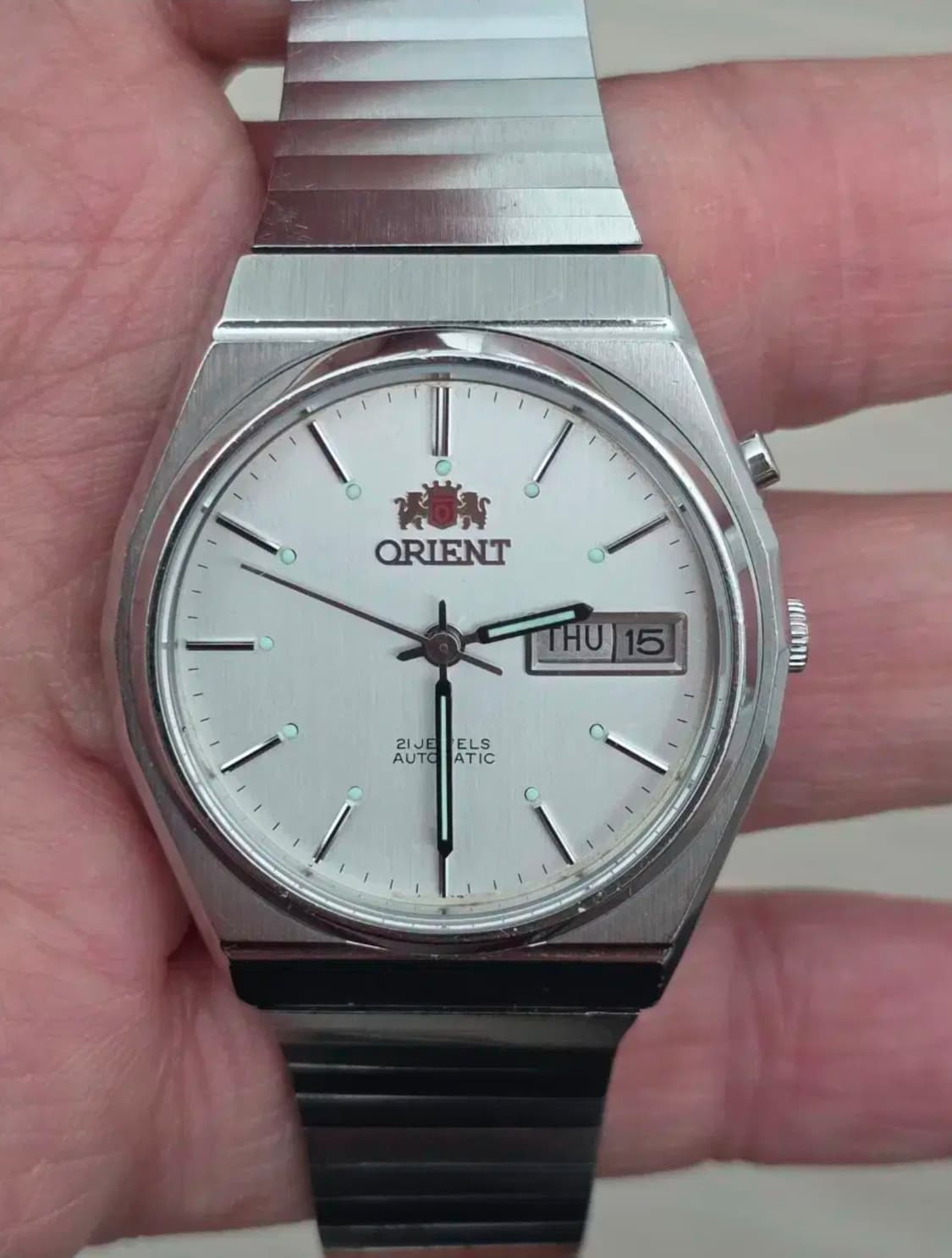 오리엔트 오토메틱 OS469C697 빈티지 요일. 날짜시계. 상품이미지1