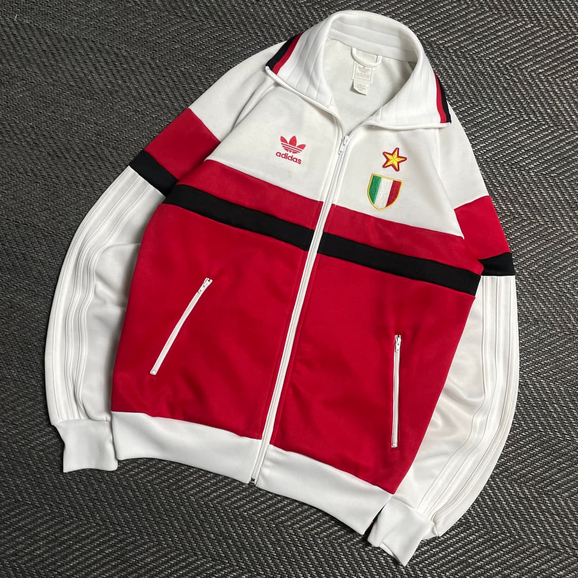 아디다스 09-10 AC밀란 배색 트랙탑 져지y 5419 상품이미지1