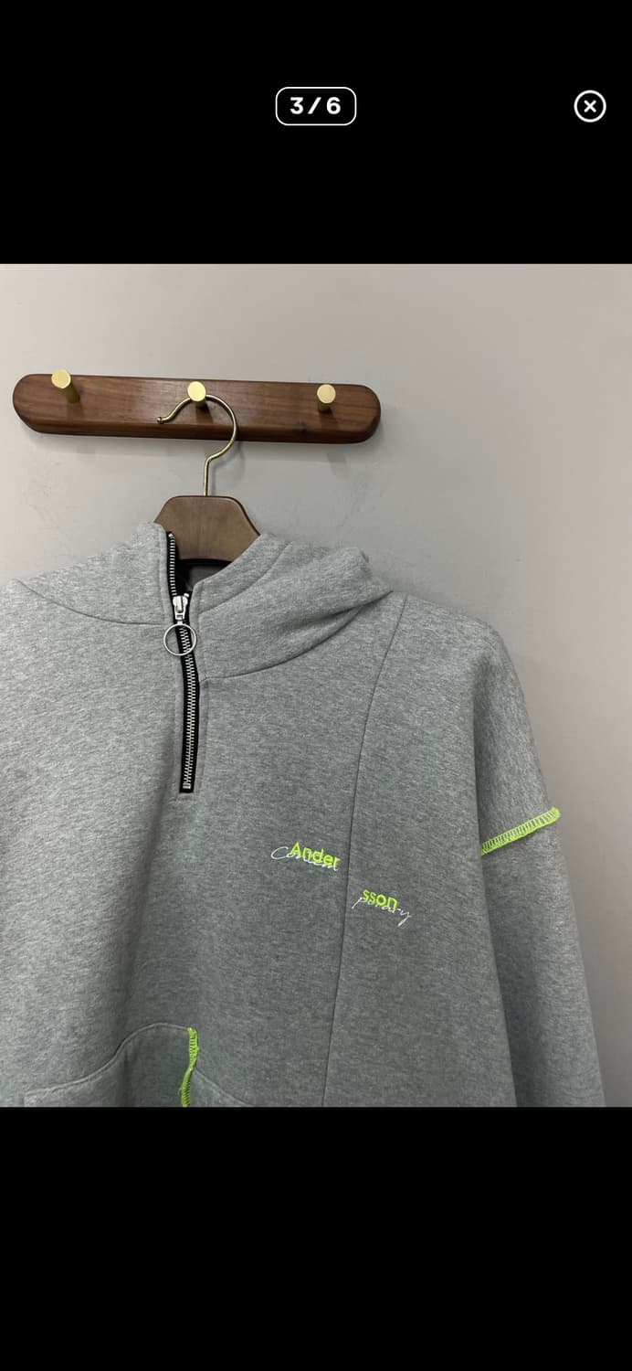 앤더슨벨 어쉬매트리 스티치 후드티 A3793 상품이미지3