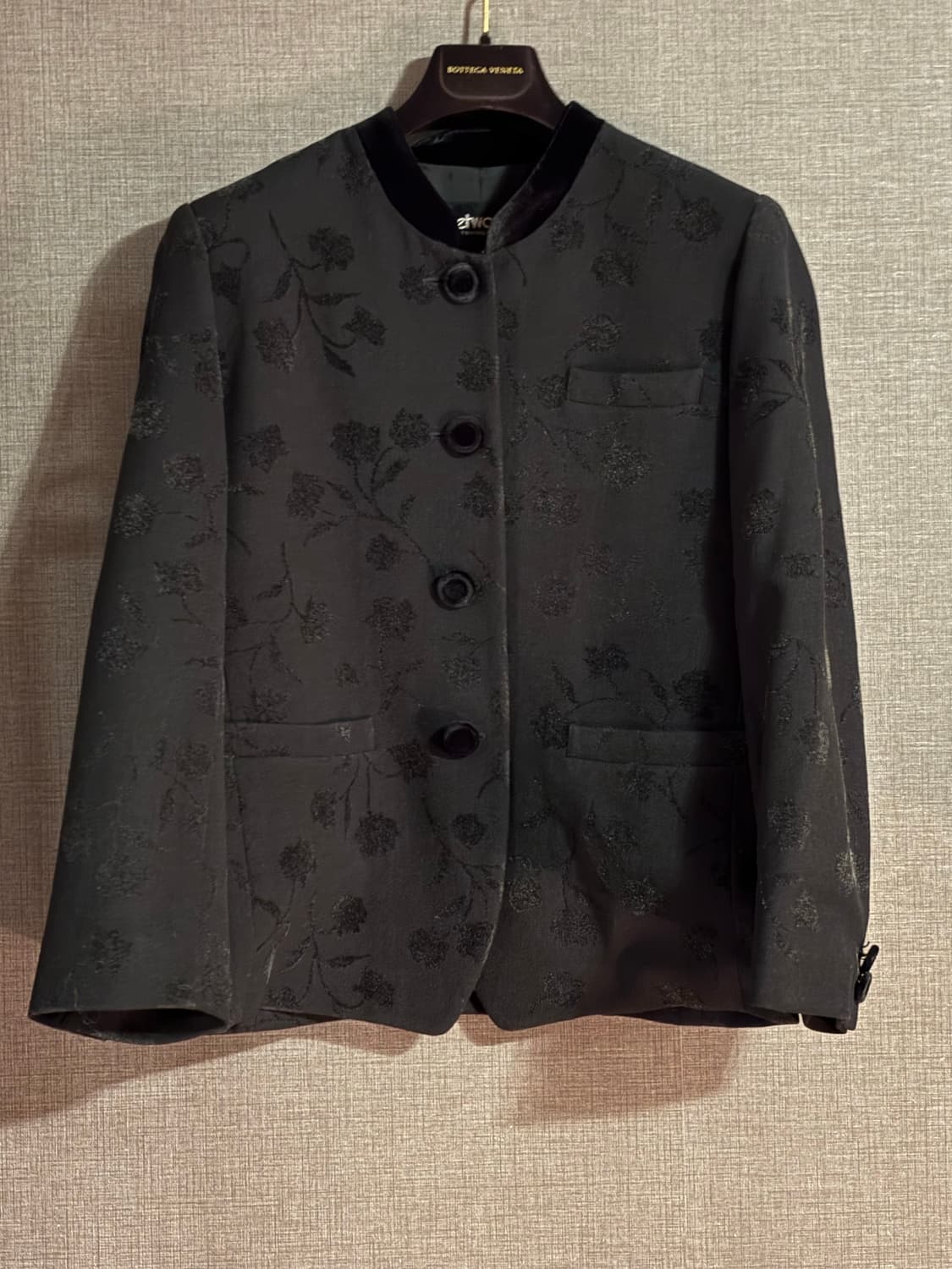 Network 블랙 꽃무늬 자켓 JAPAN 상품이미지1