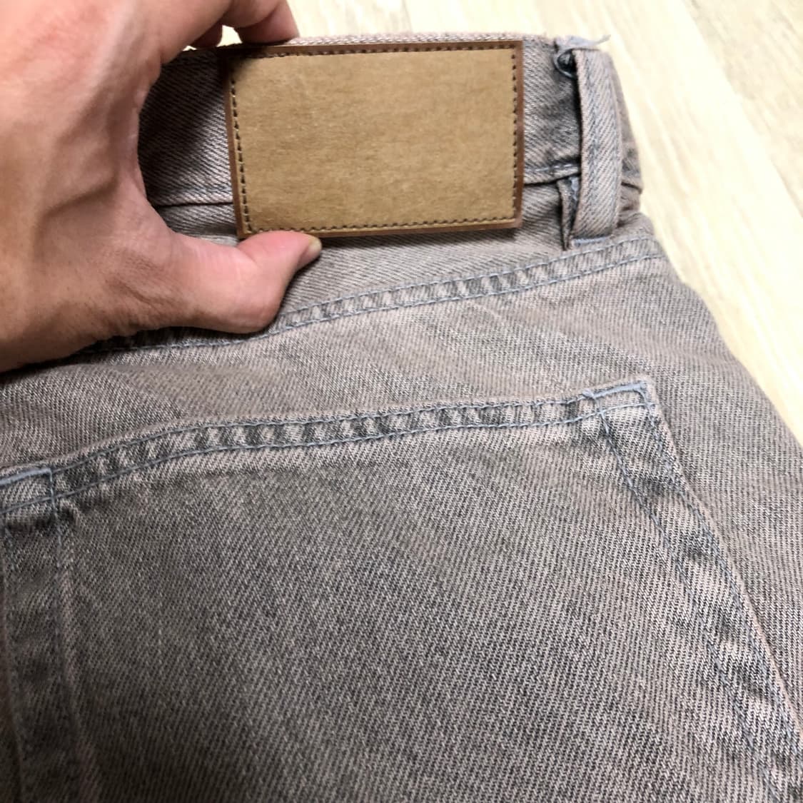 (32) 자라 ZARA 5P 레귤러 스트레이트핏 그레이 데님 자라 데님 상품이미지7