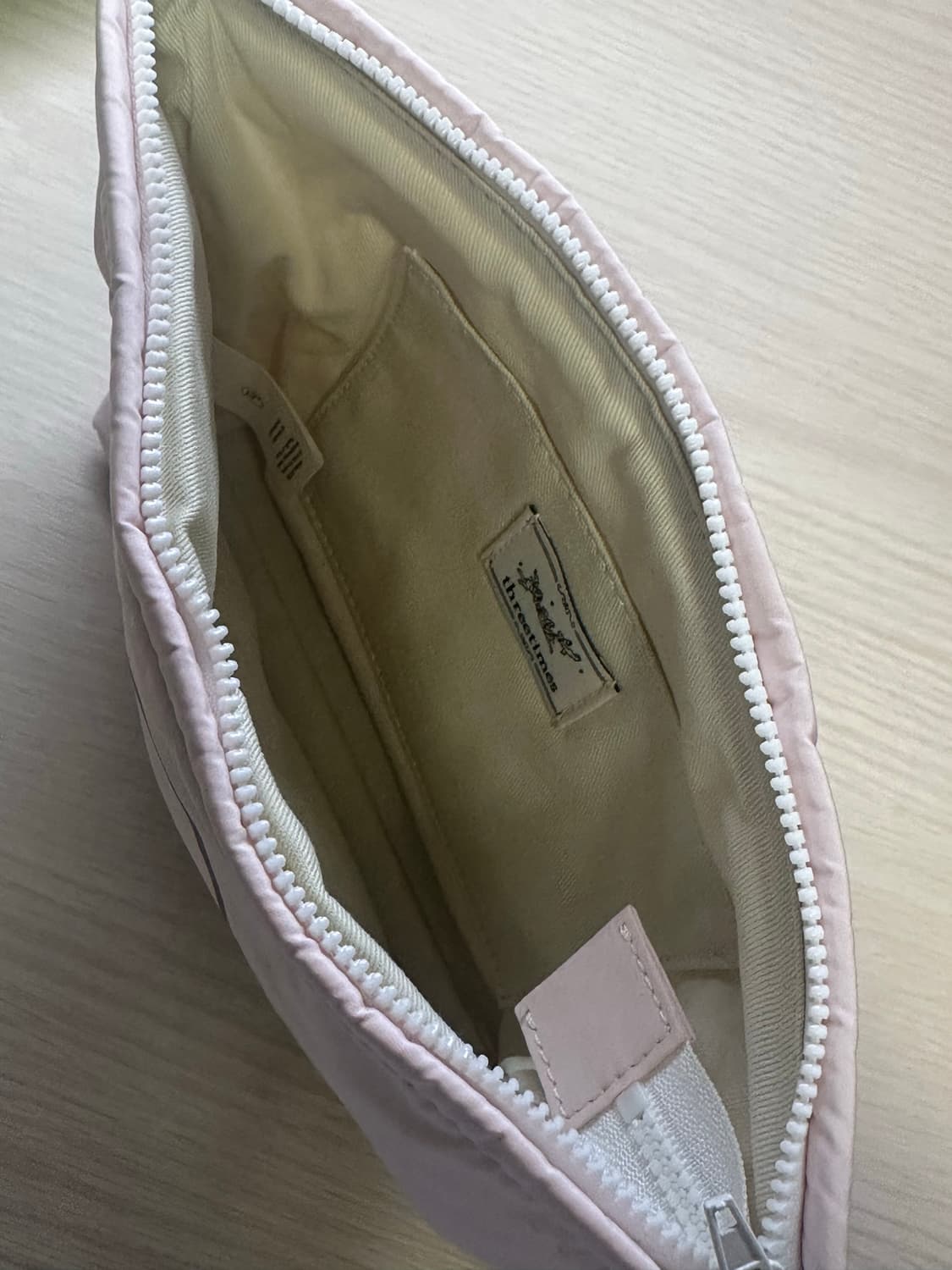 쓰리타임즈 베베 파우치 핑크 상품이미지3