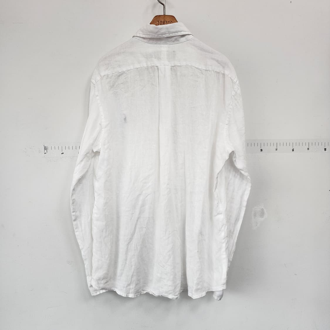 폴로 랄프로렌 화이트 린넨 셔츠 남방 상품이미지5