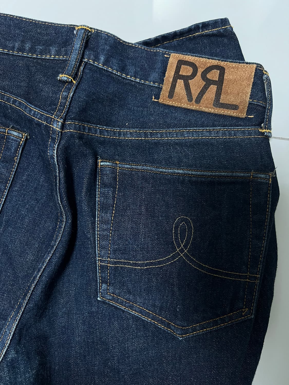 택포16) RRL 더블알엘 스트레이트핏 원스워시 셀비지 데님29x30 상품이미지5