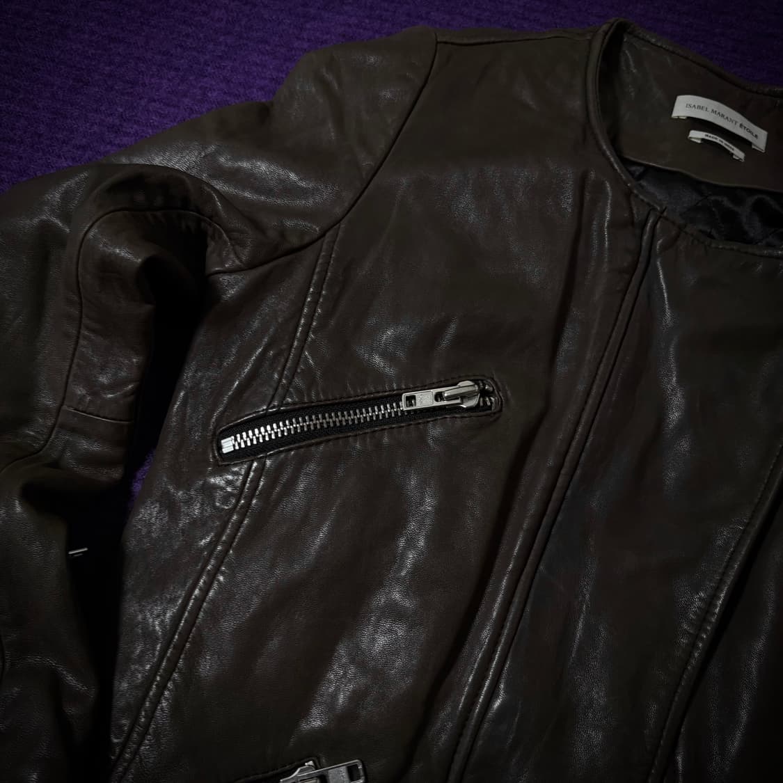 Isabel Marant Étoile Lambskin Leather Ja 상품이미지2