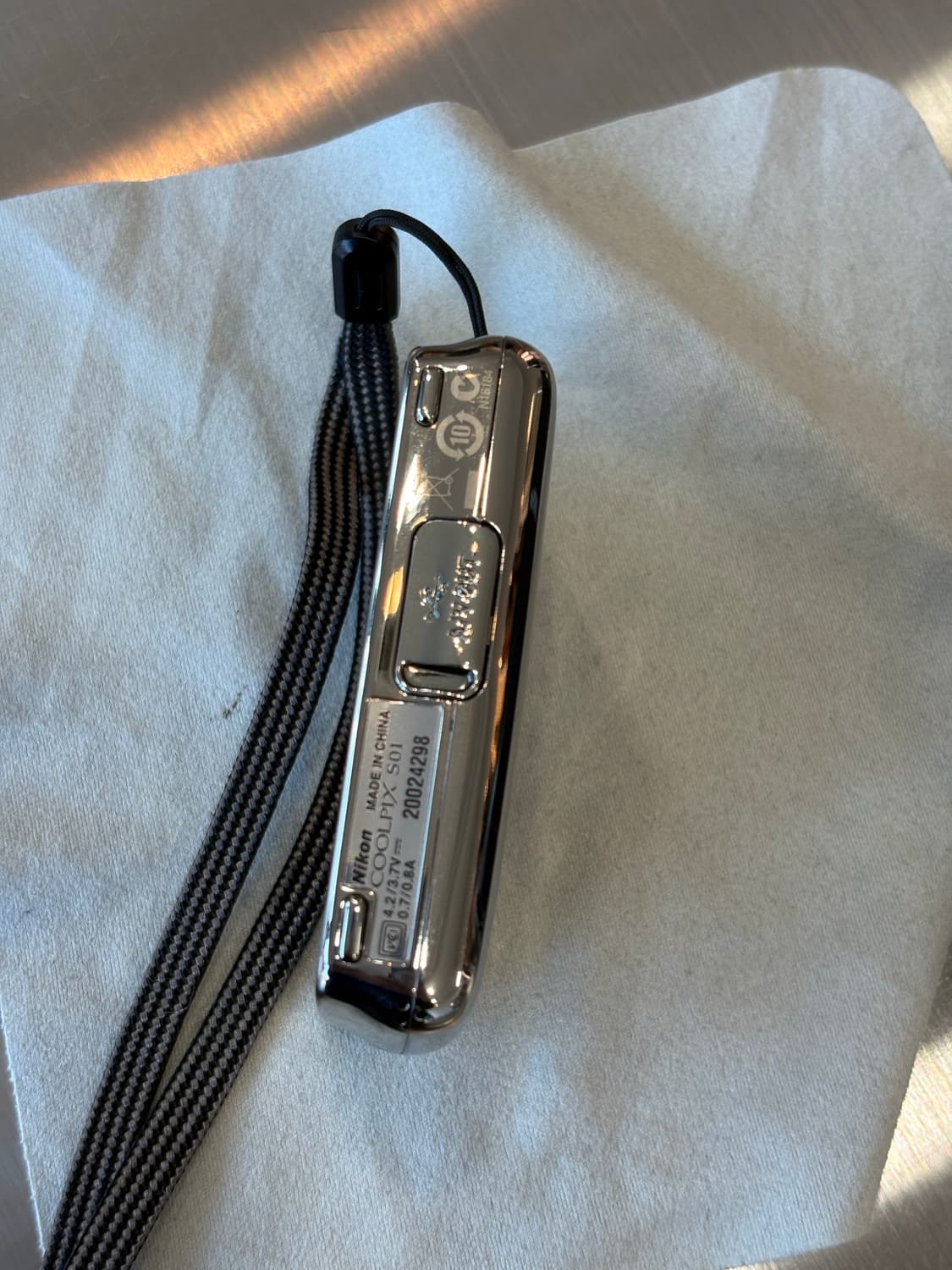 박스O)니콘 쿨픽스 s01 크롬실버 빈티지디카 상품이미지7