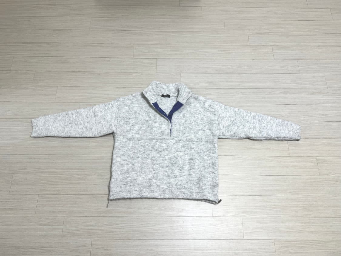 똑딱이 카라 니트 상품이미지3