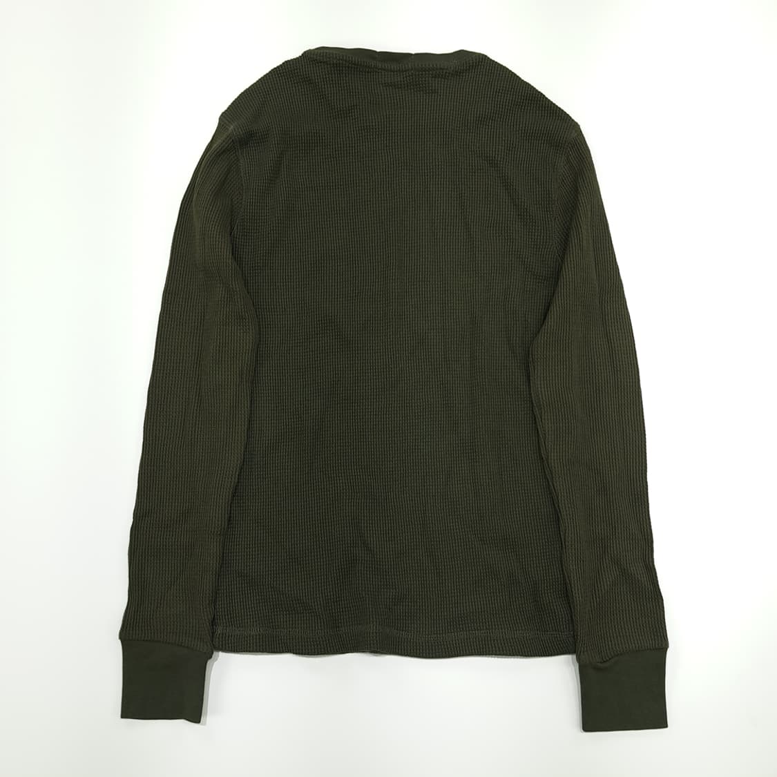 CN806 M 폴로 랄프로렌 올리브그린 와플 니트 긴팔 티셔츠 상품이미지7