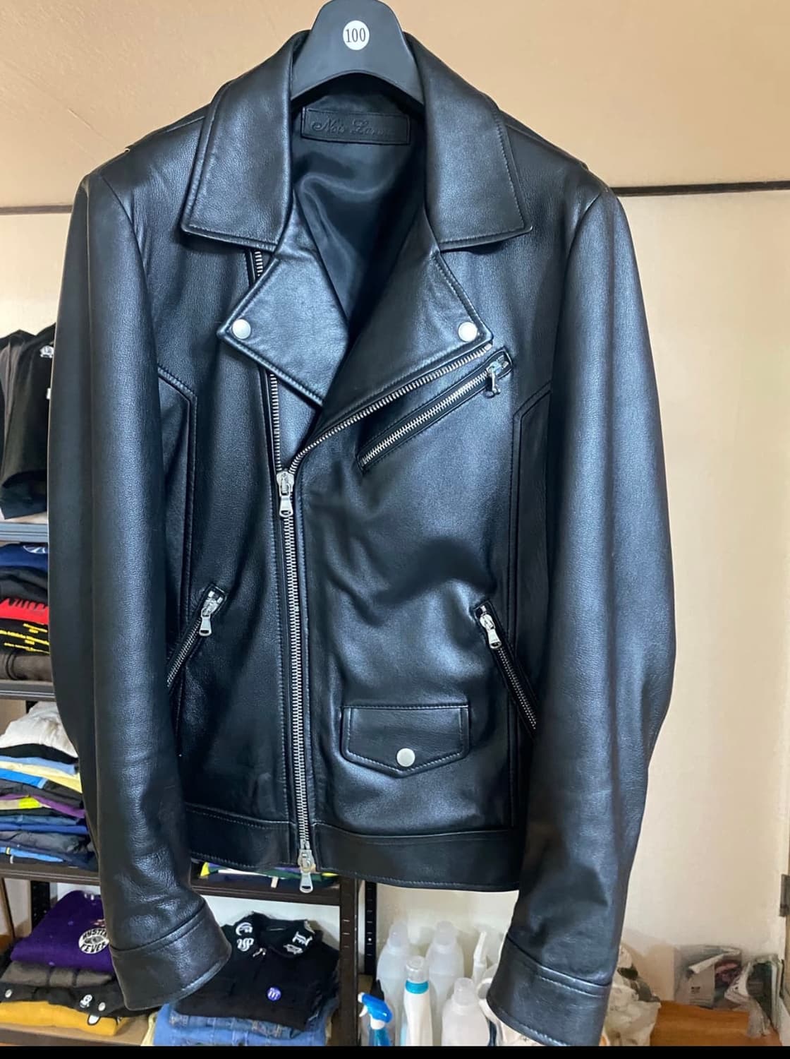 느와르 라르메스 램스킨 더블자켓 상품이미지1