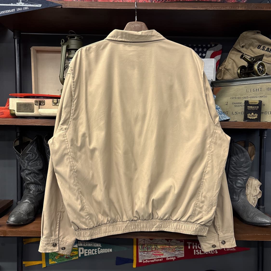 00s 폴로 랄프로렌  윈도우체크 라이닝 폴리쉘 바이스윙자켓 N828 상품이미지2