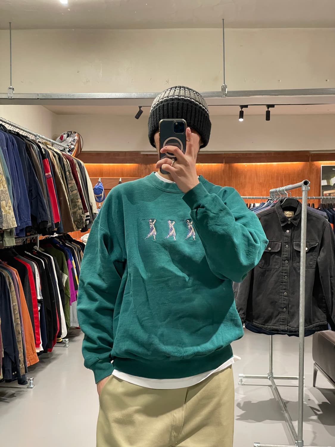 90s USA 골프 맨투맨 티셔츠 상품이미지1