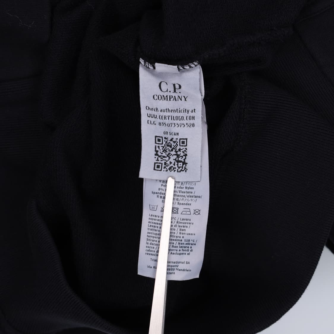 [XL] CP컴퍼니 씨피 숄더지퍼 렌즈와펜 맨투맨 블랙 3863 상품이미지8