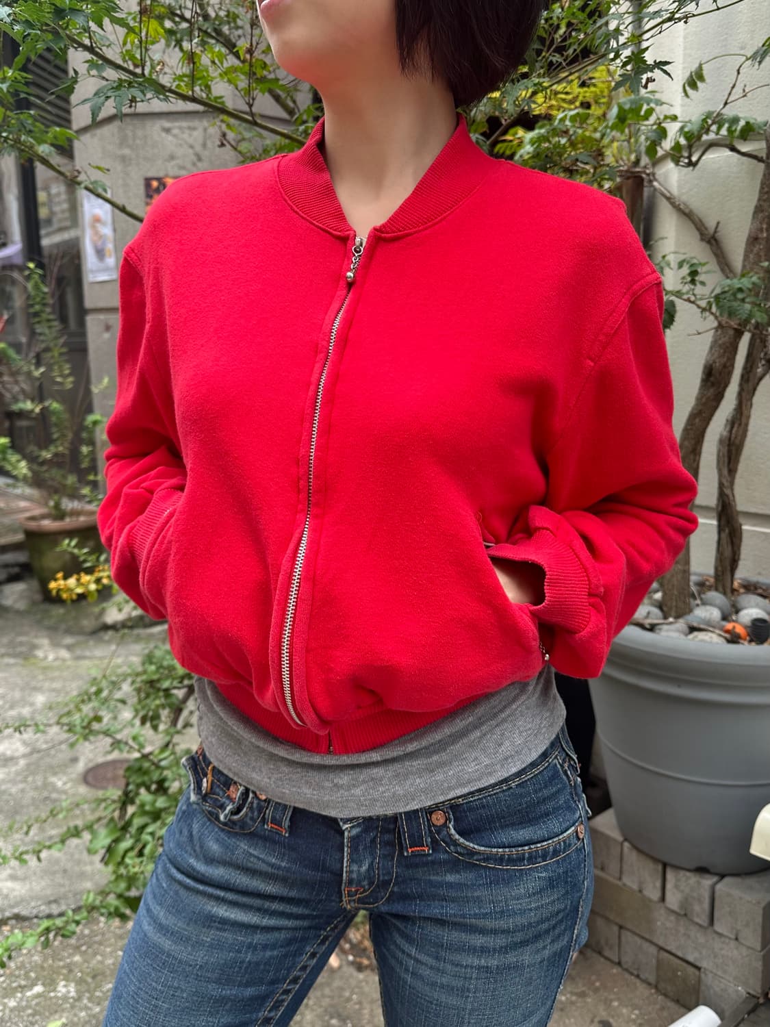 Hysteric Glamour back print sweat zip-up 상품이미지5