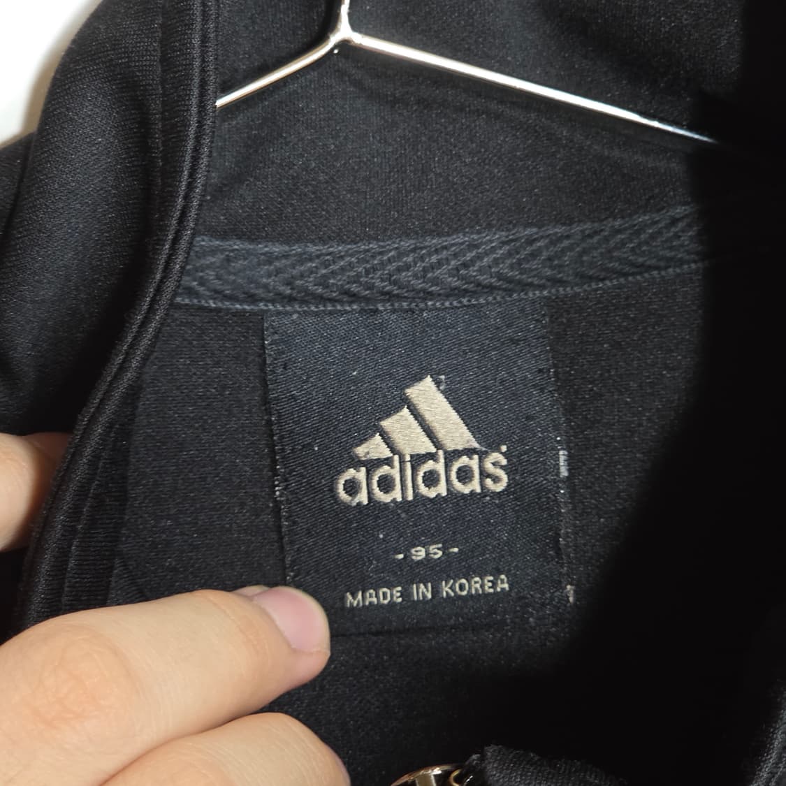 아디다스 블랙 골드 져지 트랙탑 상품이미지6