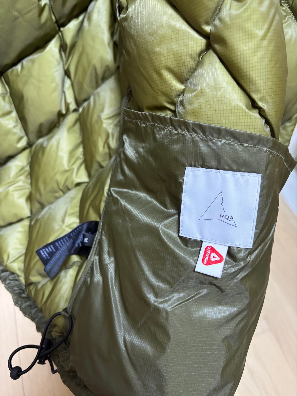 [M]로아하이킹 패딩 라이트다운 올리브 상품이미지7