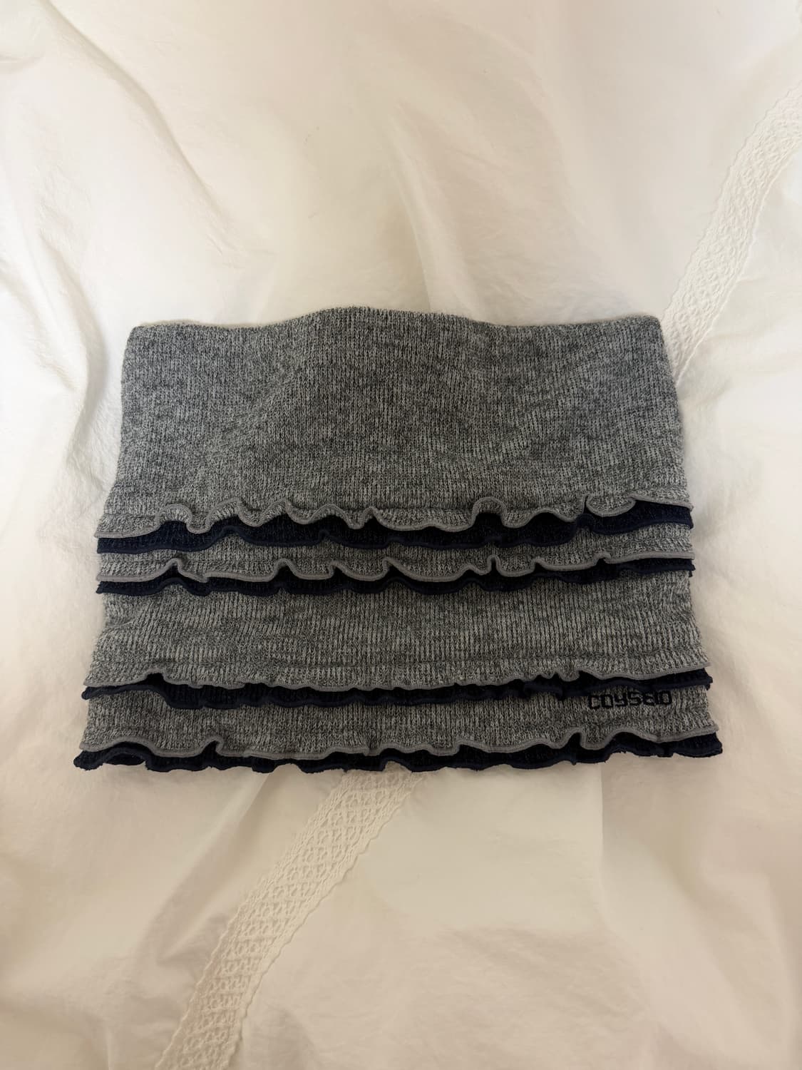 RAW EDGE CAT BEANIE MELANGE GREY 상품이미지4