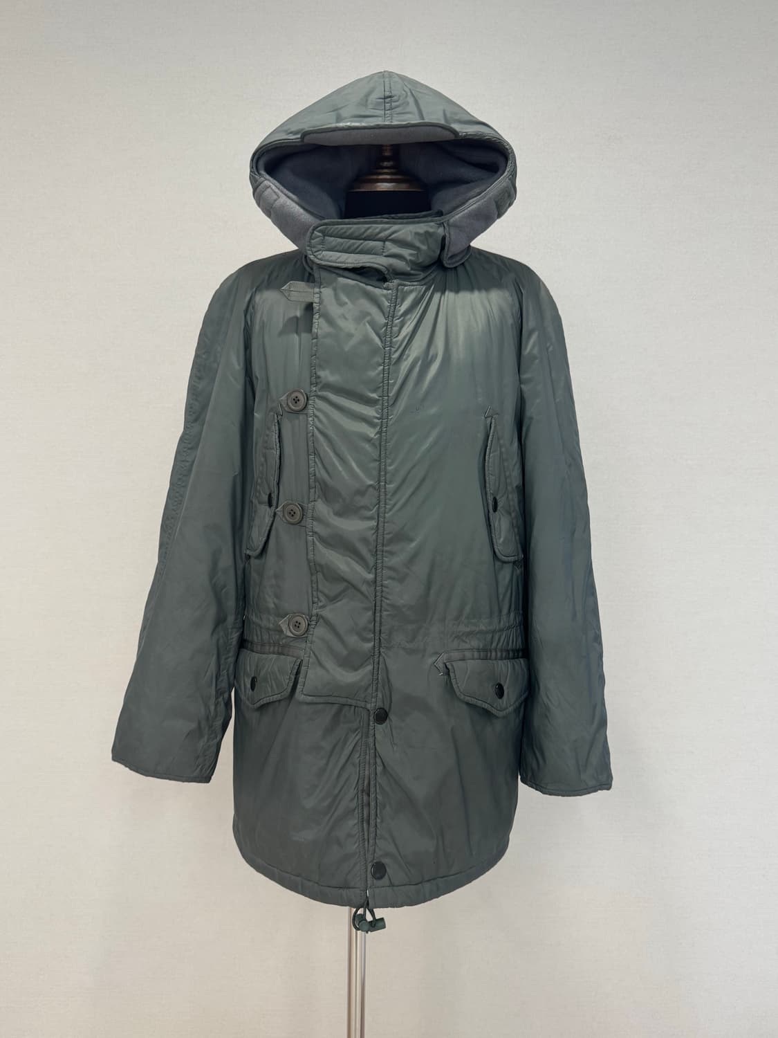 Issey Miyake MEN 퀼팅 라이너 후드 코트 상품이미지4