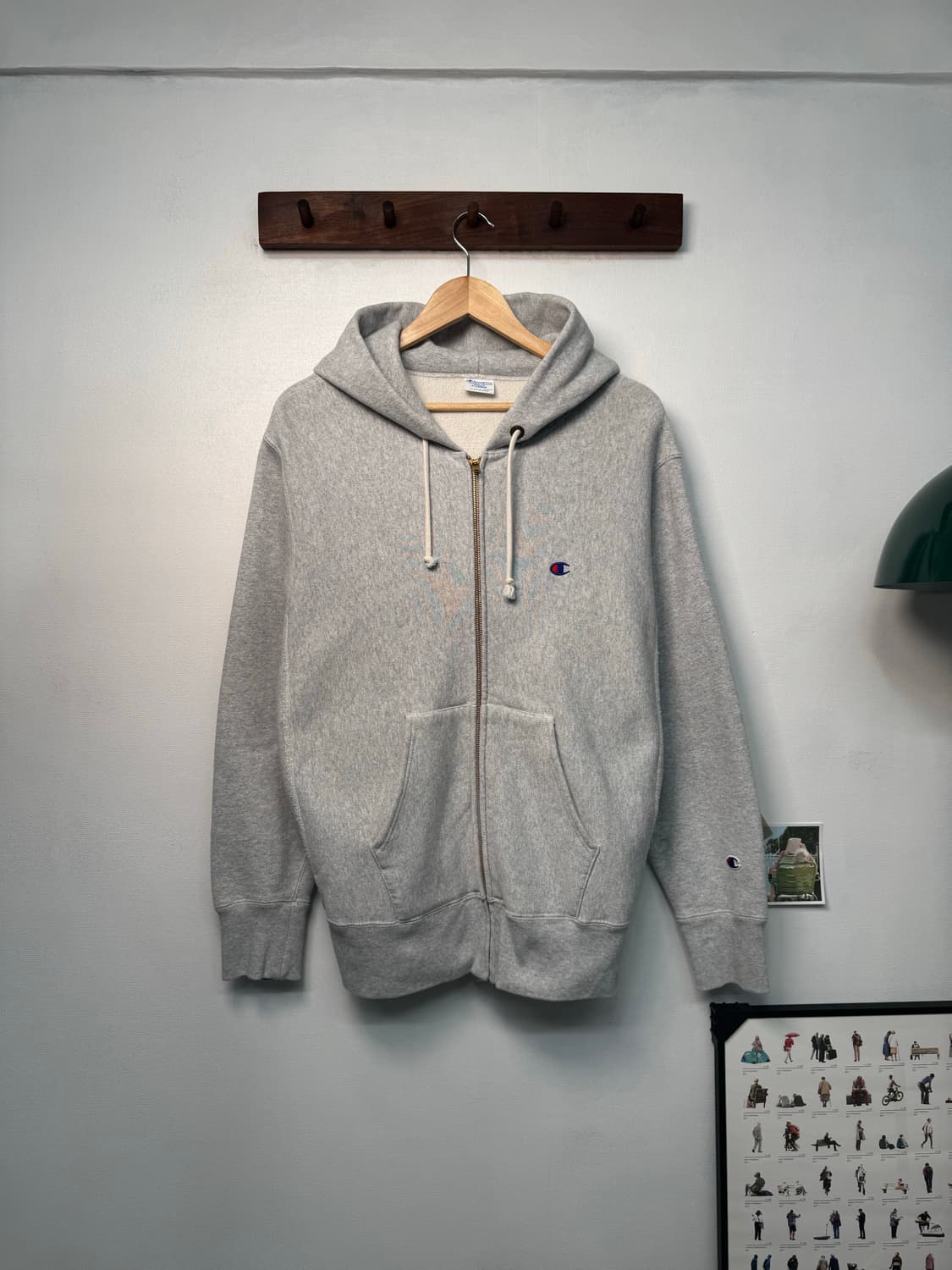 90s 챔피온 리버스위브 후드집업/T137 상품이미지1