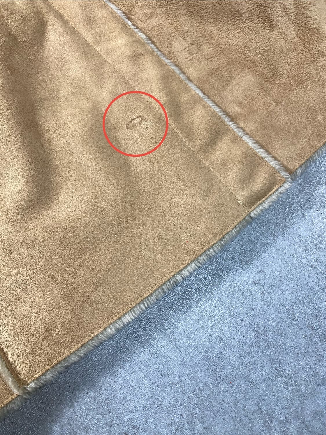 [90-95] 90-00s VELARDI 시어링 후드 더플코트 상품이미지4