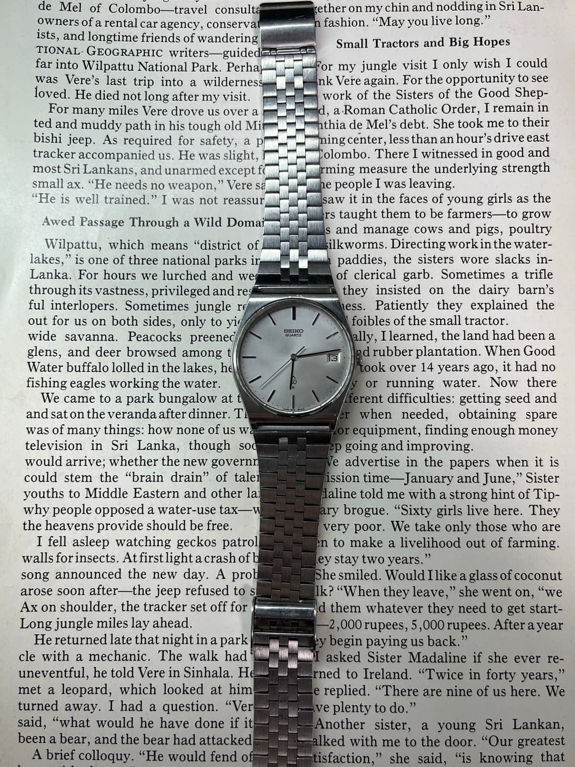 빈티지 세이코 엠블럼 쿼츠 드레스 워치 상품이미지3