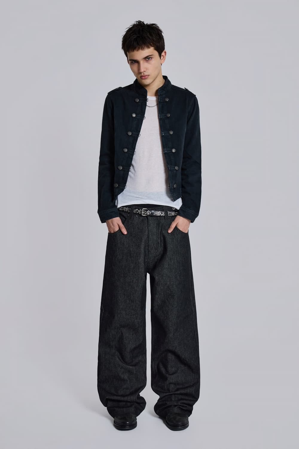 [30] 제이디드 런던 Axis 블랙 데님팬츠 jaded london 상품이미지1