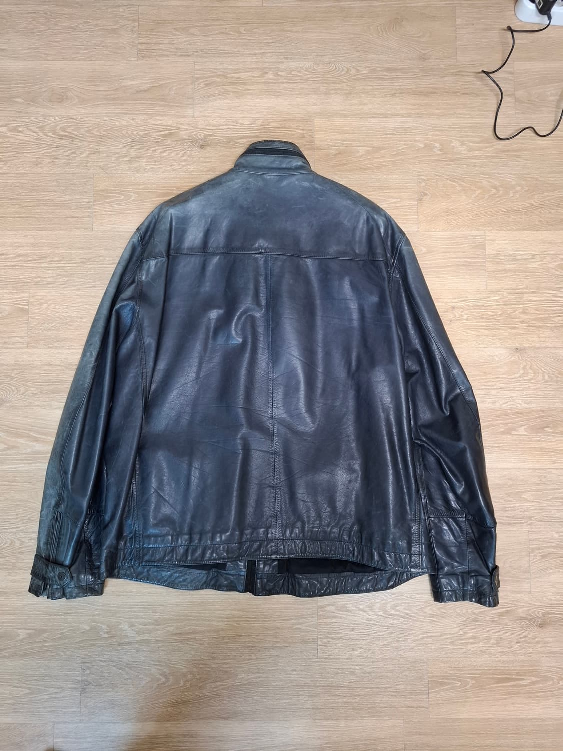 GAP 블랙 가죽 자켓 xl 상품이미지2