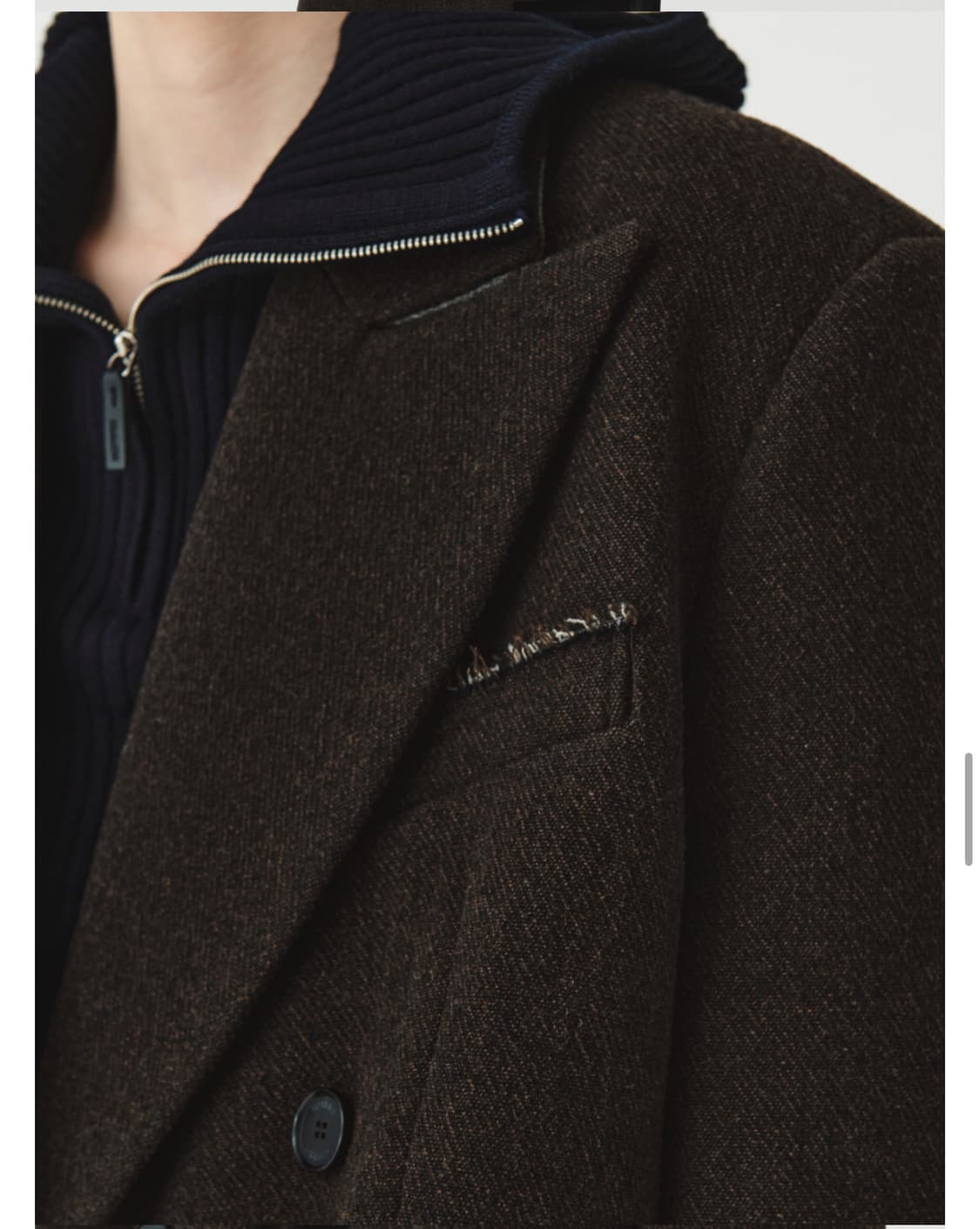 킴마틴(마뗑킴)오버 하프코트 상품이미지5