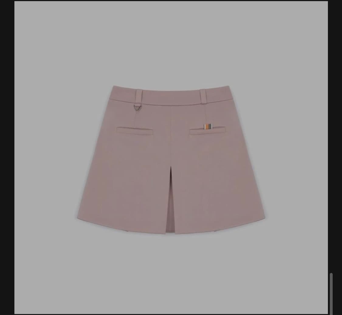 사우스케이프(Southcape) 브랜드의 사이드 스트라이프 플리츠 스커트 상품이미지4