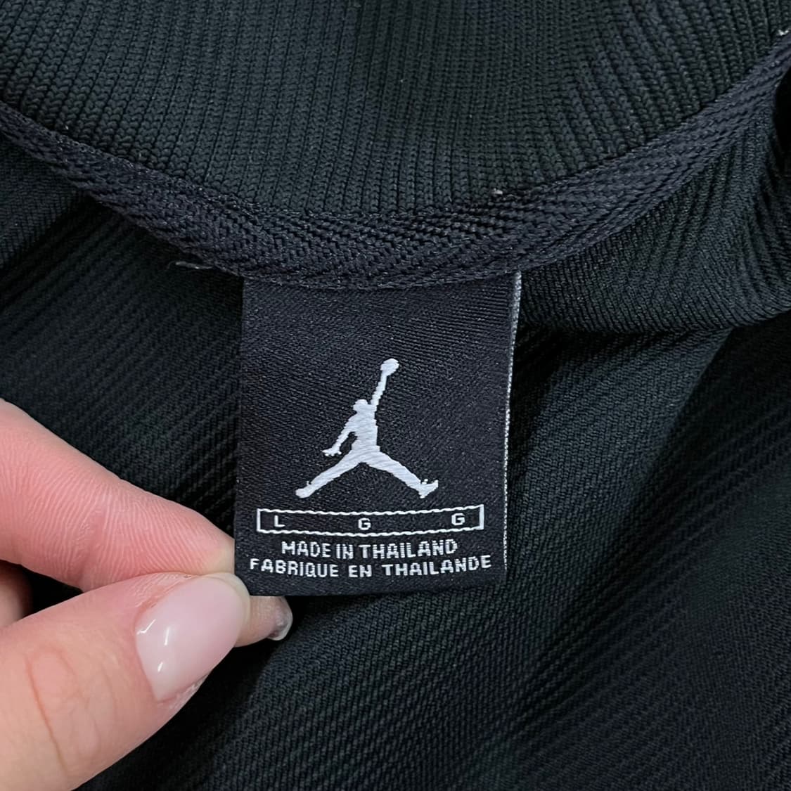 [정품/L] 조던 블랙 트랙 자켓 b14 상품이미지5