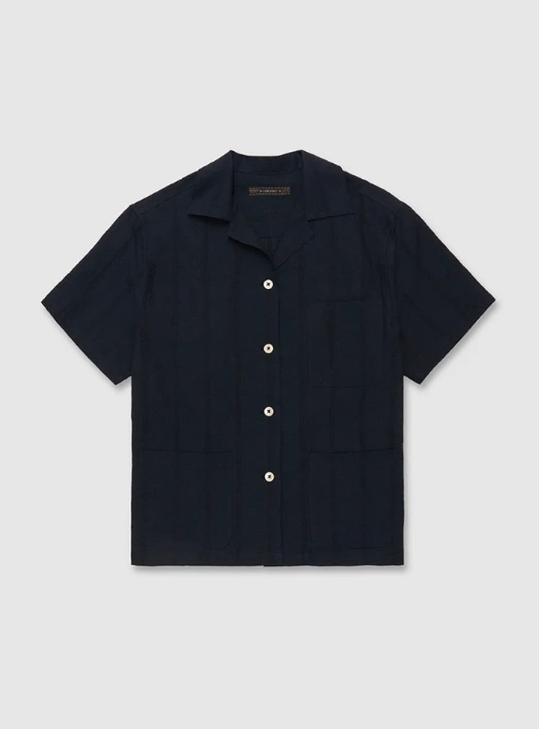 얼바닉 바퀘로 셔츠 네이비 상품이미지2