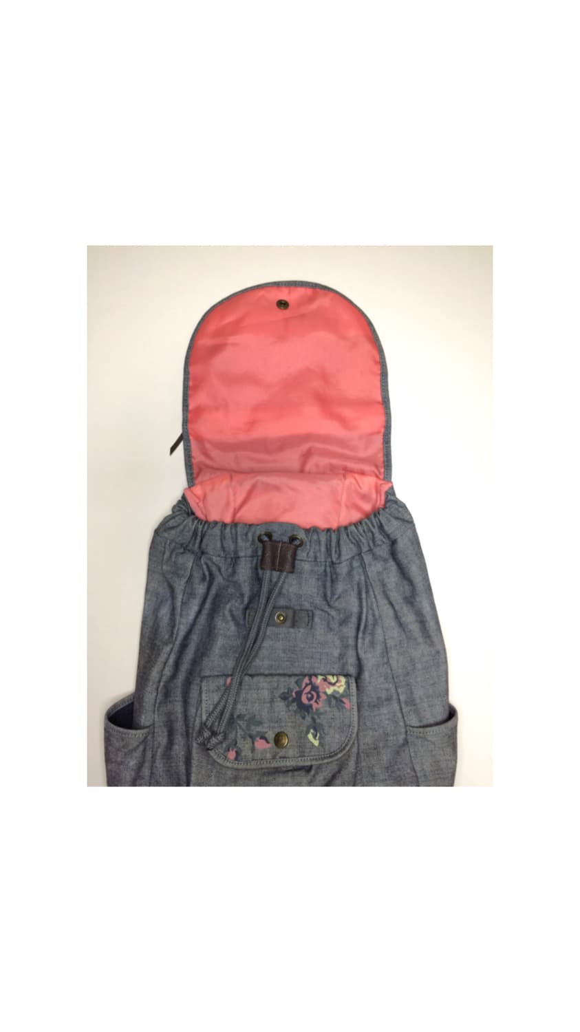 잔스포츠  플라워 데님 백팩 상품이미지5