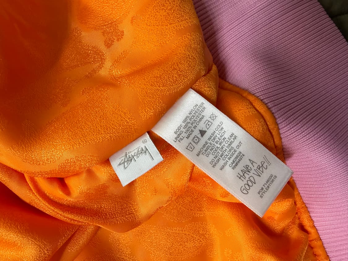 스투시 다이드 나일론 봄버자켓 상품이미지4