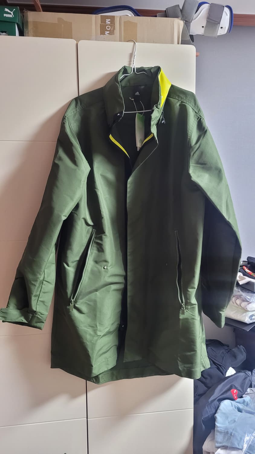 아디다스 야상 바람막이 점퍼 롱코트 필드자켓 정품 상품이미지2